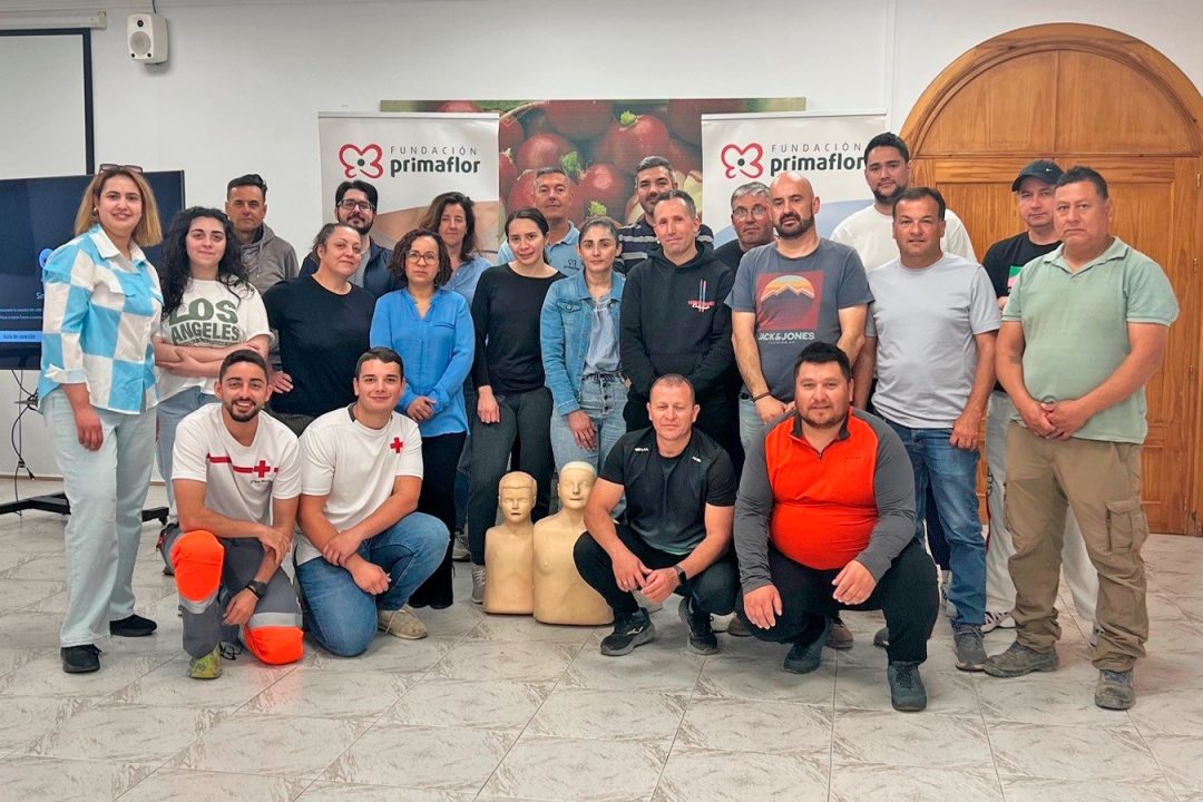 Fundación Primaflor lleva a cabo una Formación en Primeros Auxilios organizada por el área de Prevención de Riesgos Laborales e impartida por Cruz Roja Pulpí