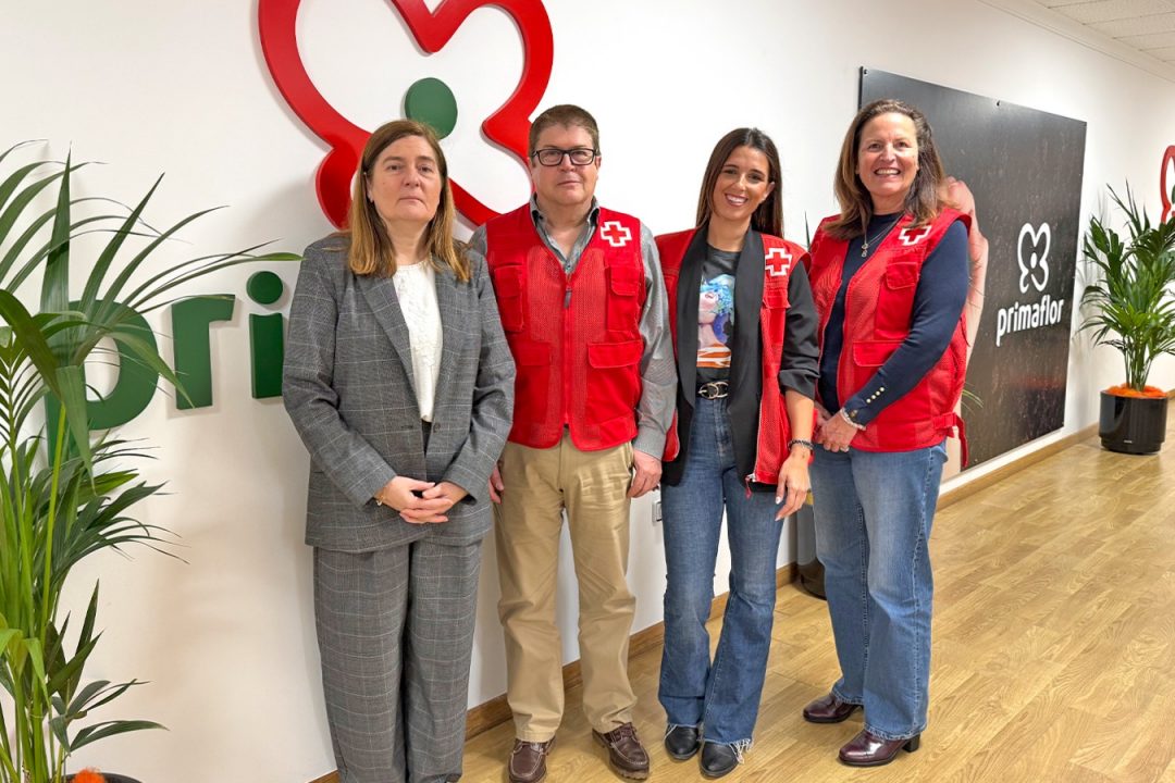 La Fundación Primaflor y Cruz Roja Española firman un convenio de colaboración para apoyar a los colectivos más vulnerables.